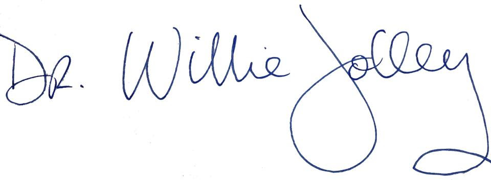 dr. willie jolley signature