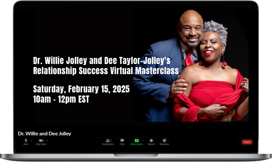 image of dr. willie and dee jolley on zoom